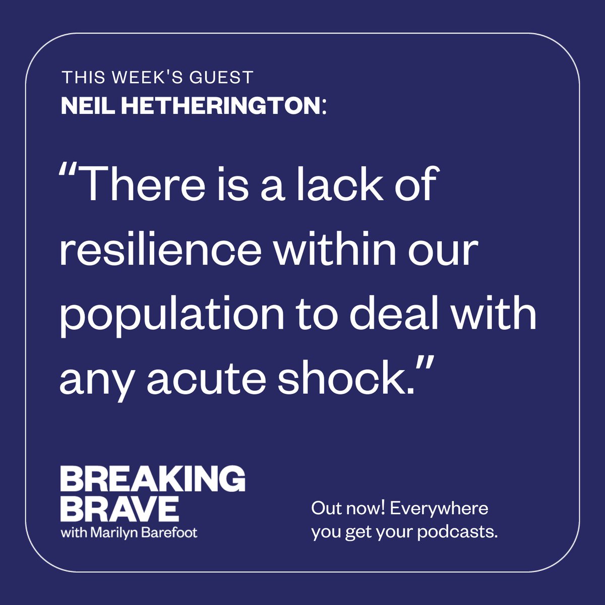 DailyBreadTO's tweet photo. After the #pandemic hit, we were supposed to build back better. We didn't, & now we're dealing with another acute shock β #inflation. Listen to the full conversation between #DailyBreadTO CEO @NCHetherington & #BreakingBrave podcast host @MarilynBarefoot: https://t.co/Eque7y5B8I https://t.co/BDGHk6rcNm