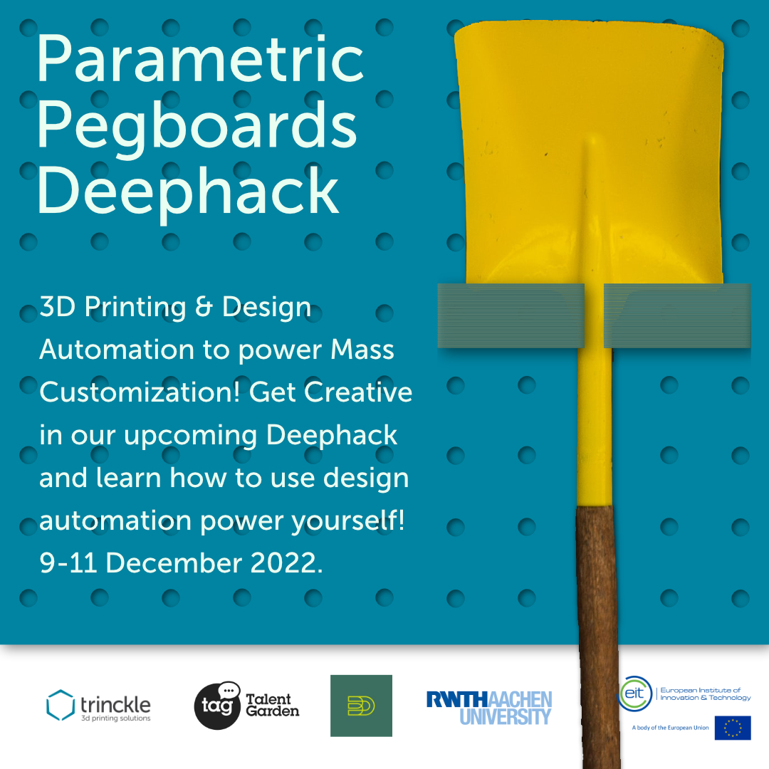 paramate3D's tweet photo. #3DPrinting & #DesignAutomation to power #MassCustomization! Get Creative in our upcoming #Deephack and learn how to use design automation power yourself! 9-11 December 2022 online
https://t.co/rLzFirX2Cy
#EIT #hackathon #openinnovation #trinckle #scaleAM #paramate #trCAD https://t.co/eINe7DTQW4