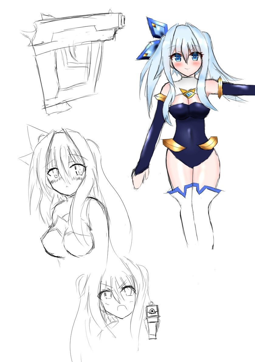 派手さとか性癖より、枚数描ける簡単さを選んだウチの創作メインヒロインの昔と今。
こんなんでも、5年経ちました_(:3 」∠)_ 