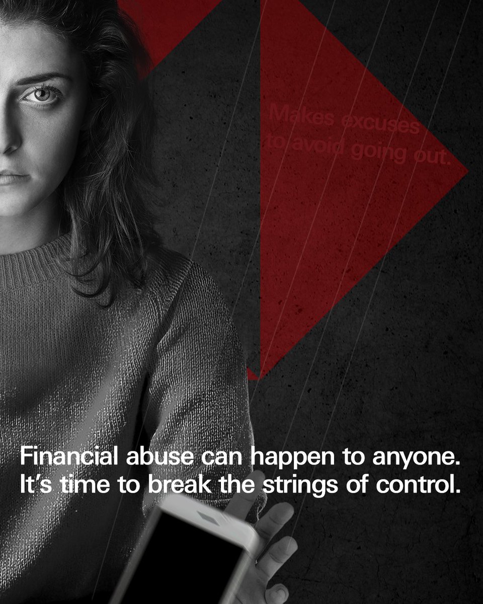 HSBC UK (@hsbc_uk) on Twitter photo The signs of financial abuse are often hidden.
That's why our branch colleagues have been trained to spot the signs of control.
Click on the images to see if you can too...
Learn more via <a href="/SEAresource/">Surviving Economic Abuse</a> The signs of financial abuse are often hidden.
That's why our branch colleagues have been trained to spot the signs of control.
Click on the images to see if you can too...
Learn more via <a href="/SEAresource/">Surviving Economic Abuse</a>