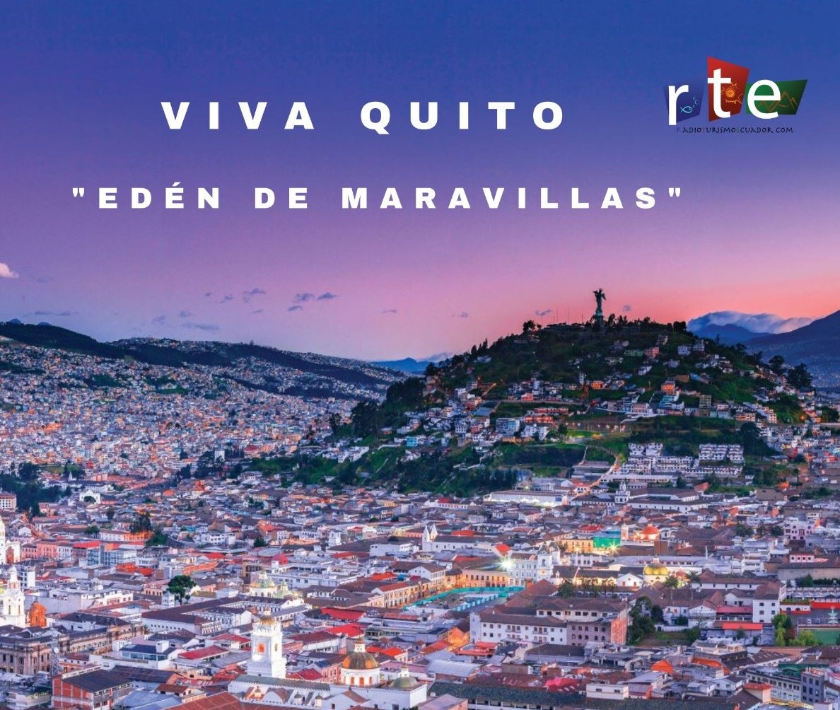 Radio Turismo Ecuador saluda a #Quito, ciudad de la mitad del mundo, ciudad milenaria, capital de los ecuatorianos, Patrimonio Cultural de la Humanidad. 
¡Que viva su aniversario de Fundación! 🎊🎉🎆🎇🌟