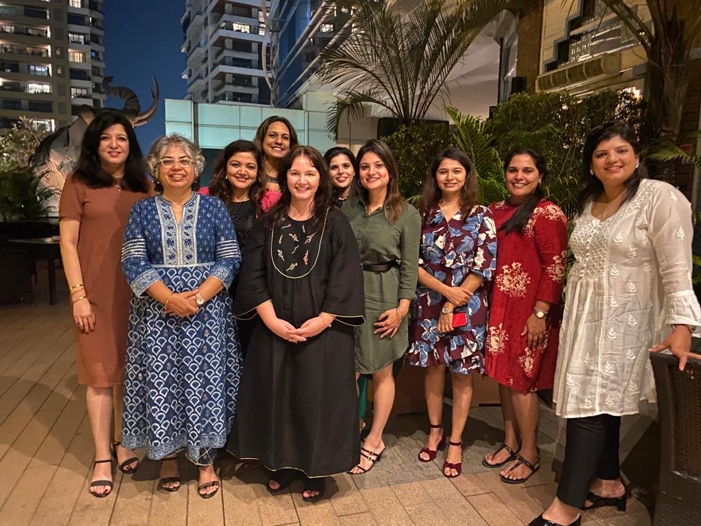 USDAIndia's tweet photo. #USDAIndia hosted an all-women #wine tasting dinner showcasing an amazing array of #CaliforniaWines paired w/Lucknowi cuisine, & featured great conversation about the role of women in India’s F&B sectors. Stay tuned to experience the best #California & the #USA have to offer.🥂 https://t.co/zlLZ7YpKAQ
