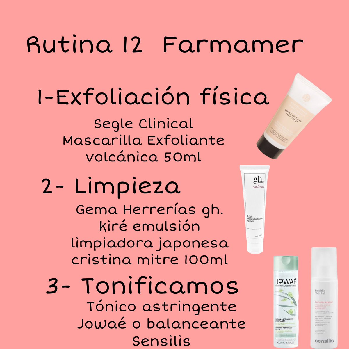 Rutinas Faciales , corporales y capilares !!farmamer.es Dermoconsejo farmacéutico !! Sígueme en instagram @farma_mer