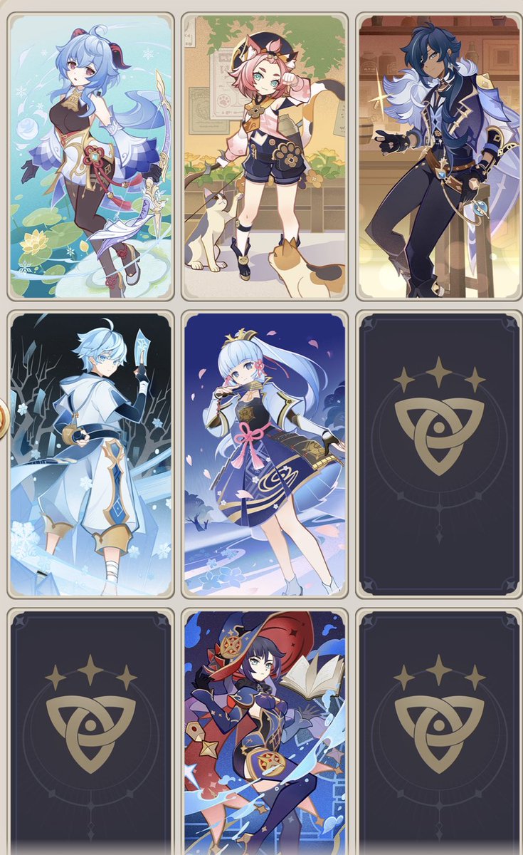 _daily paimon on Twitter "anyone elses photocard pulling skills better