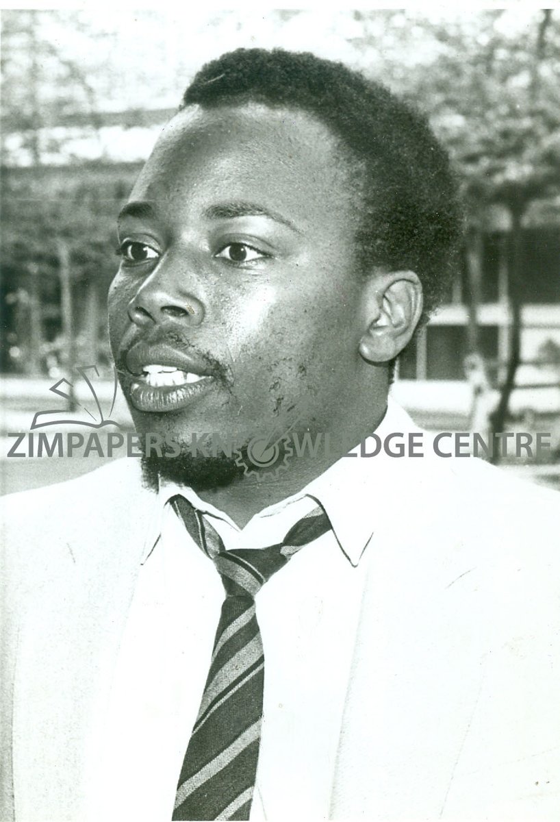 Admire Taderera.
Veteran radio and television personality and sports commentator.
Date: 26 October 1988
📸July Shamu
Source: <a href="/ZimpapersCentre/">Zimpapers Knowledge Centre</a>