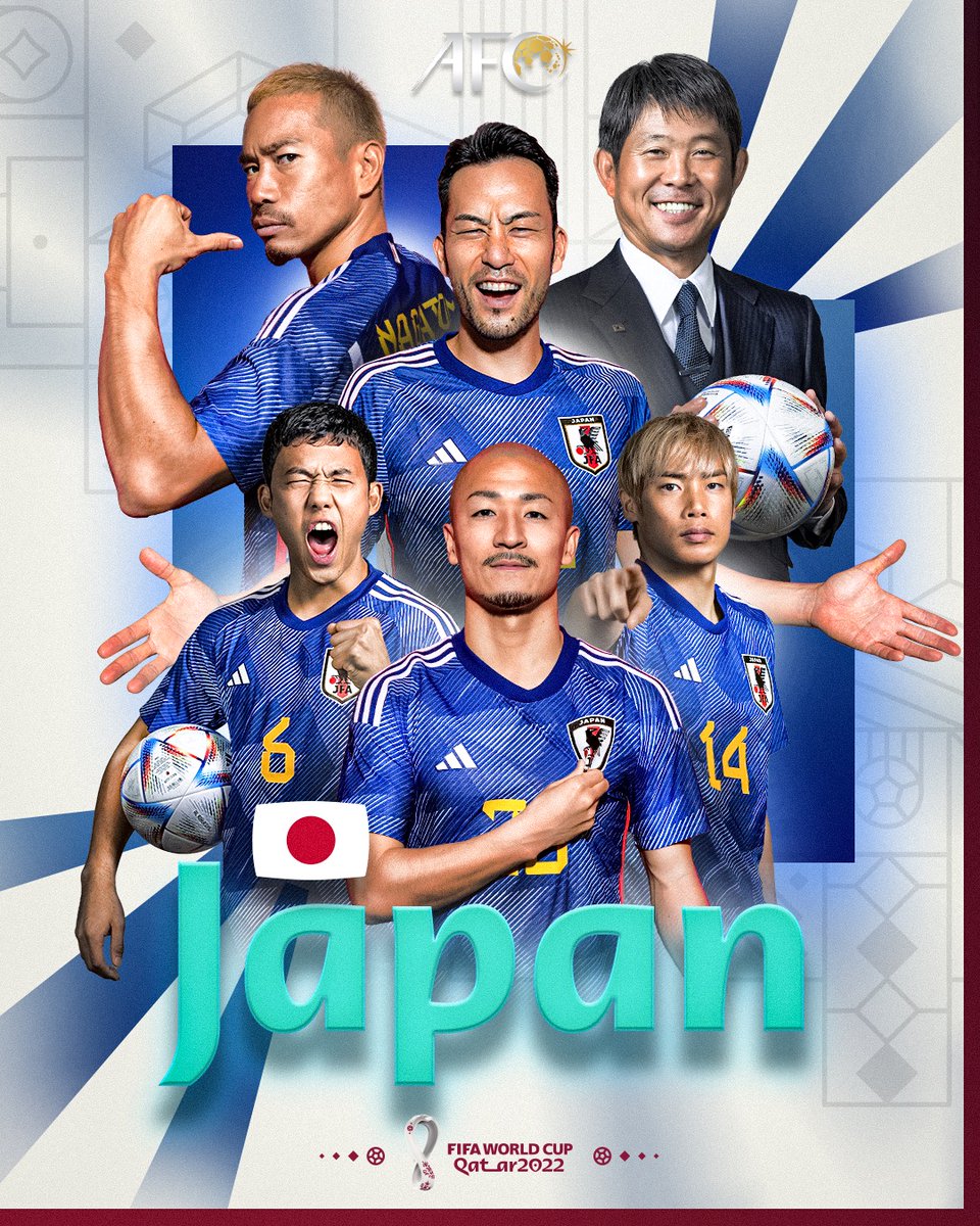 afcasiancup's tweet photo. 𝐓𝐇𝐄 𝐉𝐎𝐔𝐑𝐍𝐄𝐘 𝐂𝐎𝐍𝐓𝐈𝐍𝐔𝐄𝐒 🙌

Congratulations on a remarkable achievement and a courageous campaign. 💪

The AFC congratulates the Samurai Blue! 🇯🇵

See you at the #AsianCup2023! https://t.co/rTtNfXliMA