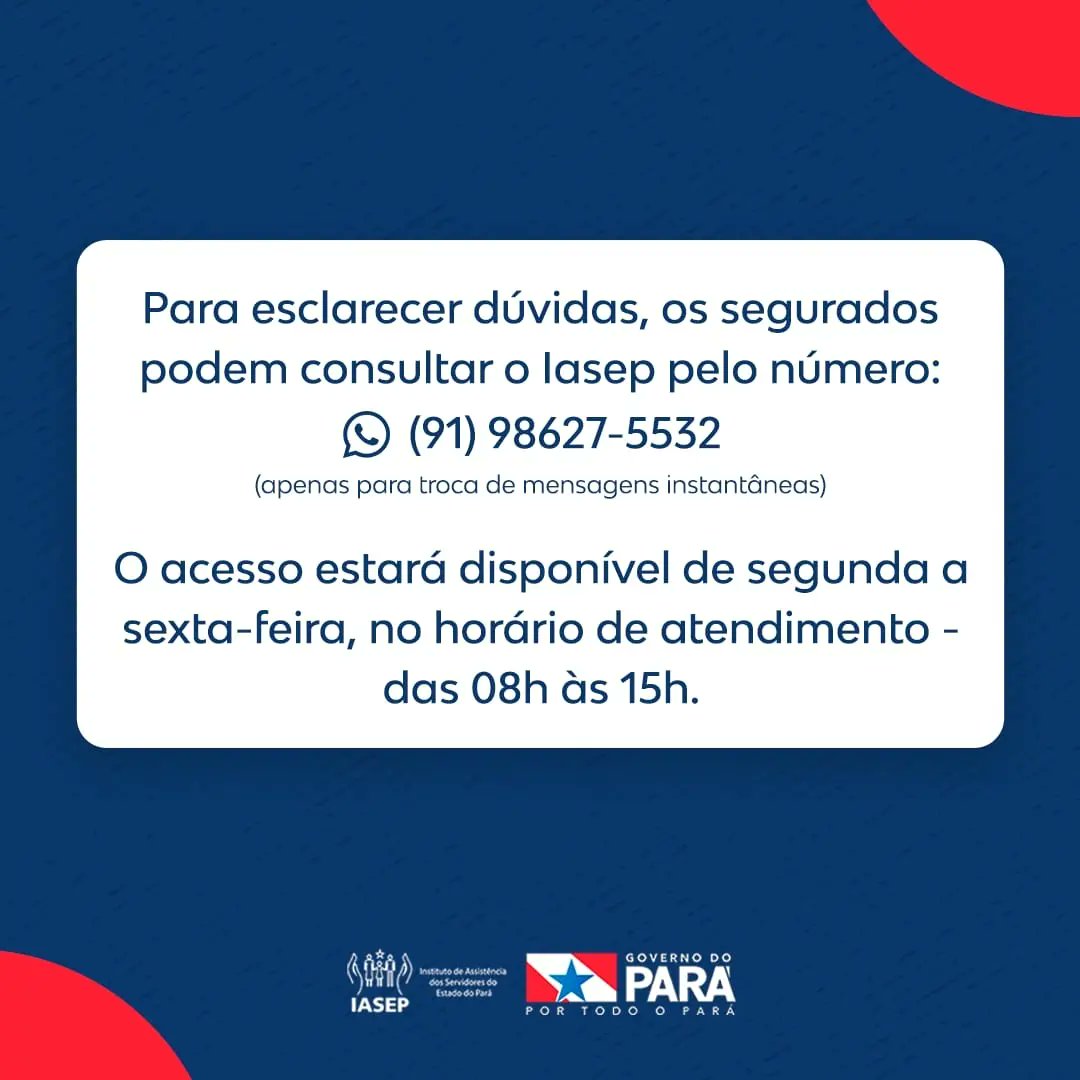 Iasep_PA's tweet photo. Esta é a segunda fase do processo de recadastramento do Instituto, que segue até o dia 05 de janeiro de 2023, prazo final para os segurados convocados procurarem uma agência do Iasep para regularizar o seu cadastro. https://t.co/Yo9vcLsSs5