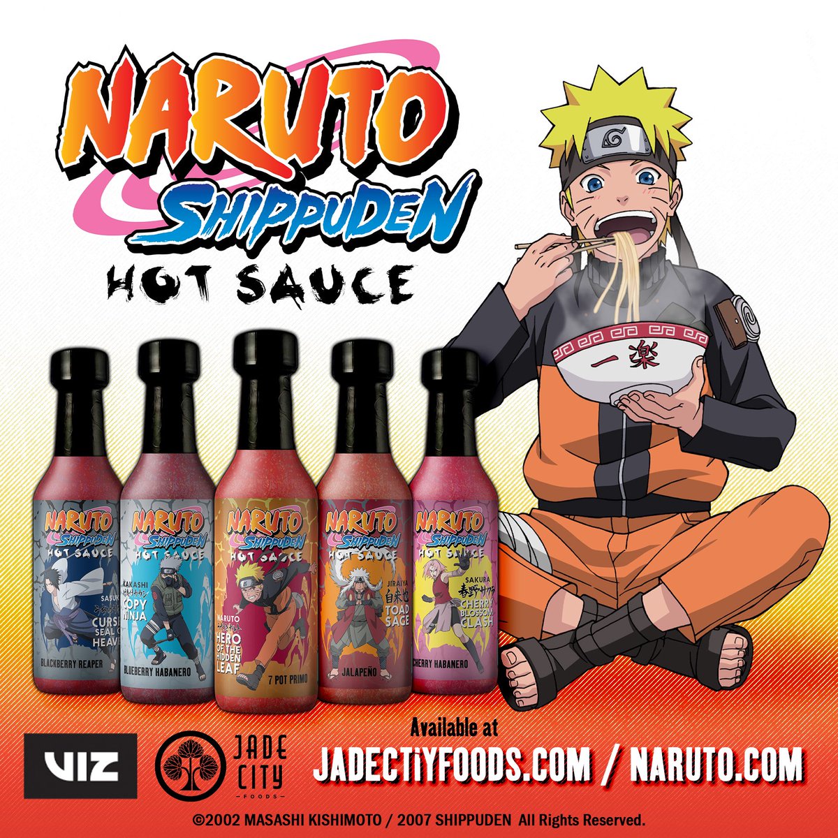 VIZ on Twitter "RT jadecityfoods Naruto hot sauce is here
