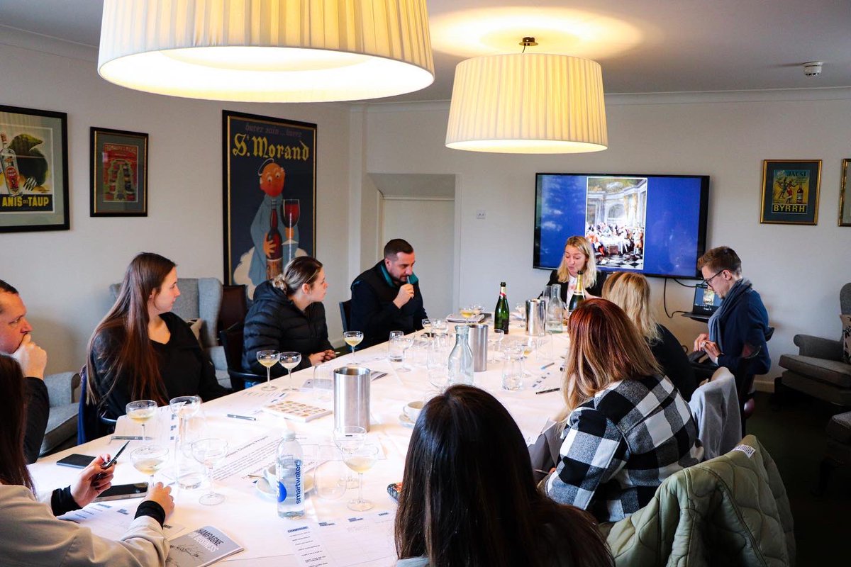 We would like to thank everyone who came to our Champagne for business course with <a href="/Ellyowenwine/">Elly owen</a> at <a href="/MeudonHotel/">Hotel Meudon</a> today 🥂