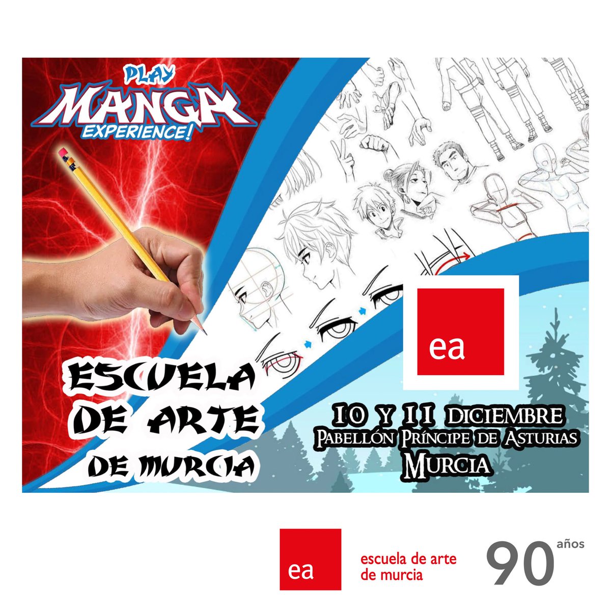 Estaremos los días 10 y 11 de Diciembre en el Pabellón Príncipe de Asturias para que conozcáis nuestra oferta formativa, salidas profesionales y trabajos de alumnos🤗y además concursos de dibujo y muy muy buen rollo🙃‼️os esperamos‼️
