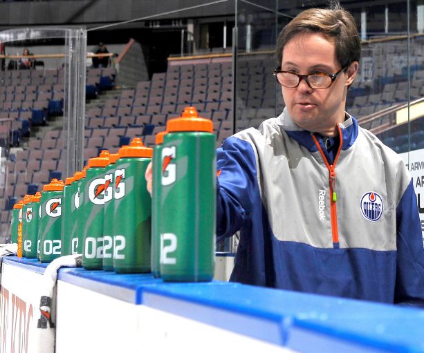 Joey started and built a career for being the Edmonton Oilers locker room attendant. Joey's legacy continues with the JMMF Employment Program where individuals participate in career-advancing modules and an internship with an Inclusive Employers. Visit joeymossmemorialfund.com/employment-pro…