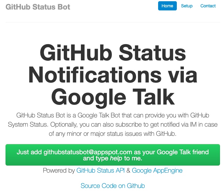 dadideo's tweet image. Some memories, thx to @internetarchive
The ability to get the @githubstatus from a old soft #GoogleTalk (@google)
web.archive.org/web/2013051618…