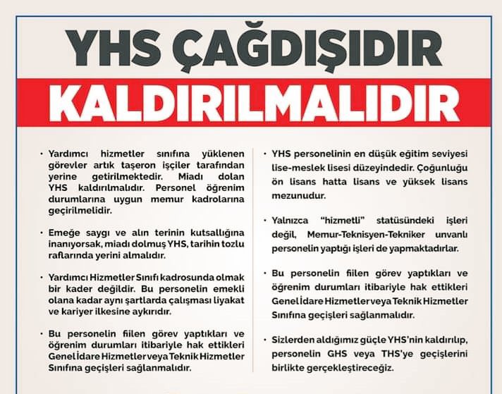 #YHSKALDIRILSIN #YHStorbaYasaya #YHS kaldırılmalıdır…