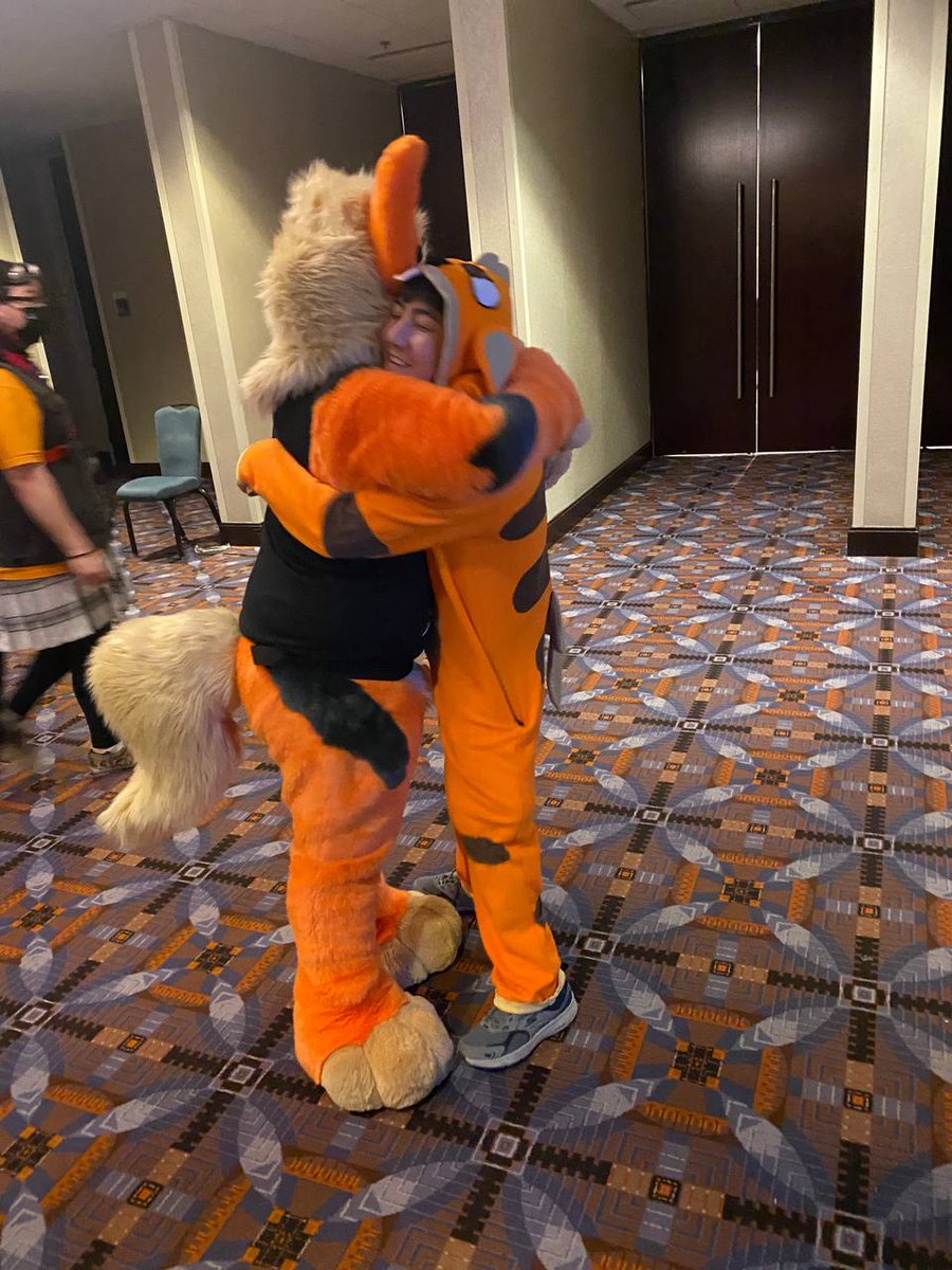 ABitOfRetroK9's tweet photo. Was at @FurFest and ran into an Arcanine! 
Who is this?!? I HAD SO MUCH FUN!!! AHHHH!!!! https://t.co/rhGF1pLcLh