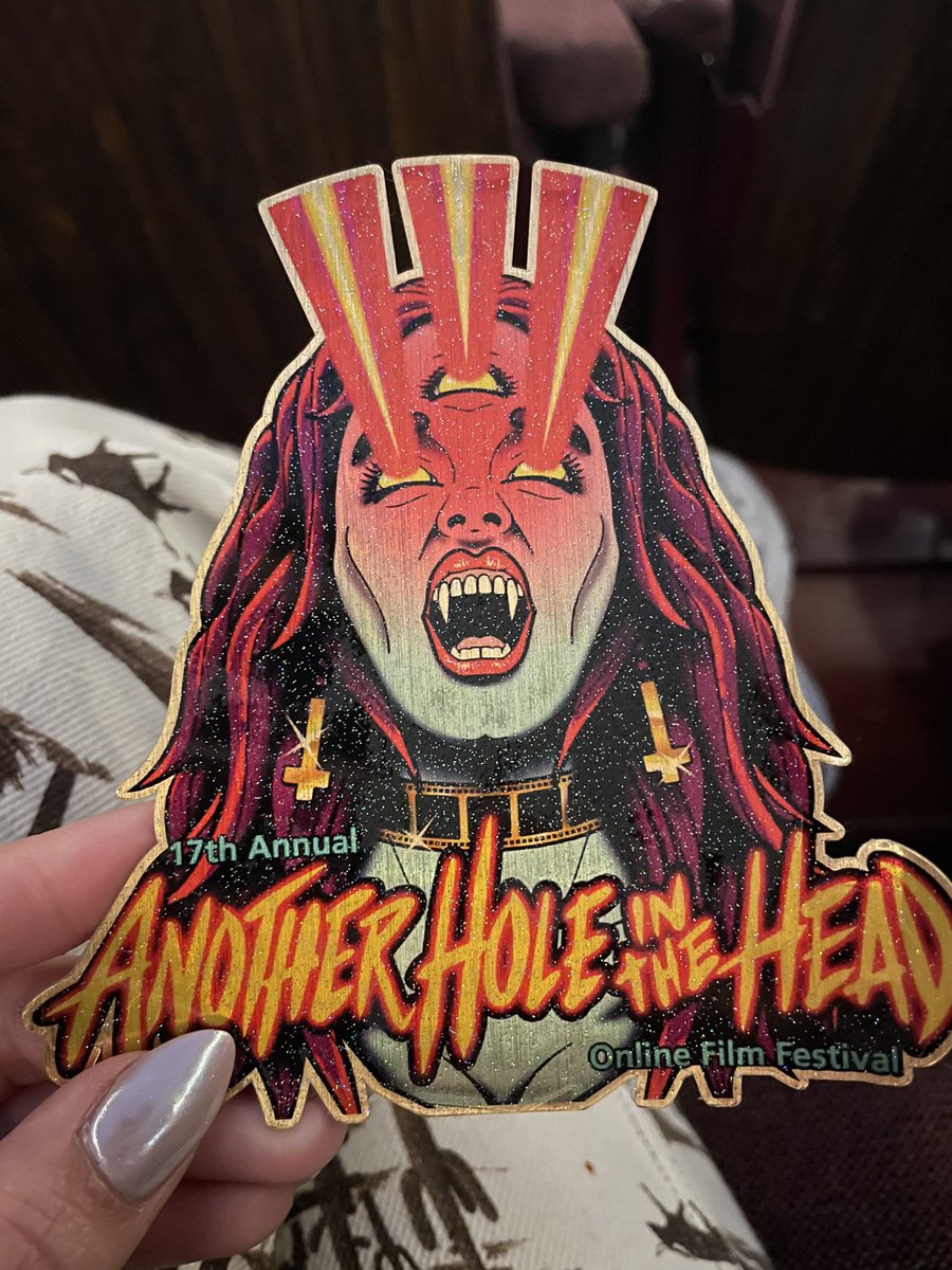 Ty <a href="/AHITHfilmfest/">ANOTHER HOLE IN THE HEAD FILM FESTIVAL</a> and <a href="/moviehopping/">Warped VHS (Benji)</a> for the warped cosmic shorts!! <a href="/Beckychicoine/">Becky Chicoine</a> and I had creepy time with <a href="/NMLShort/">No Man's Land Short Film</a> and all the other films! 👽🔮✨