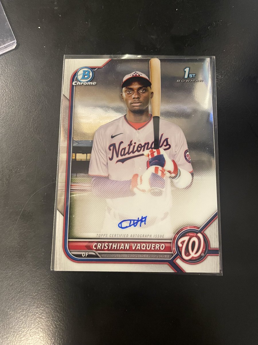 CoreyCh11631249's tweet photo. @breakoutcards_ J-Rod 2022 Bowman Chrome Rookie /150 Blue - $350 

2022 Bowman Chrome Prospect Auto Cristhian Vaquero Base- $145 https://t.co/B5JpNtC8Xf