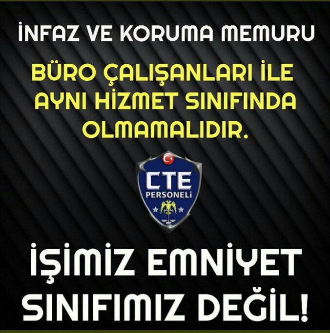 cezaevi_Sen's tweet photo. #CezaeviPersonelineMÜJDE https://t.co/3G0Kt1wJyO