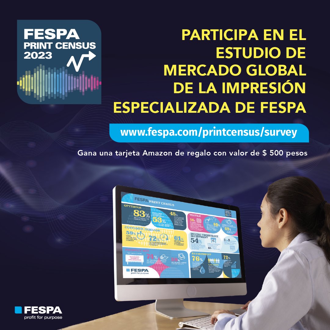 FESPAEspanol's tweet photo. Impulsando el cambio con FESPA Print Census.

¿Recuerdas ese dicho "La información es poder"?

https://t.co/hiZJ834pvo

#FESPA #impresion #empresas #mercado https://t.co/LkeVbYN9yS
