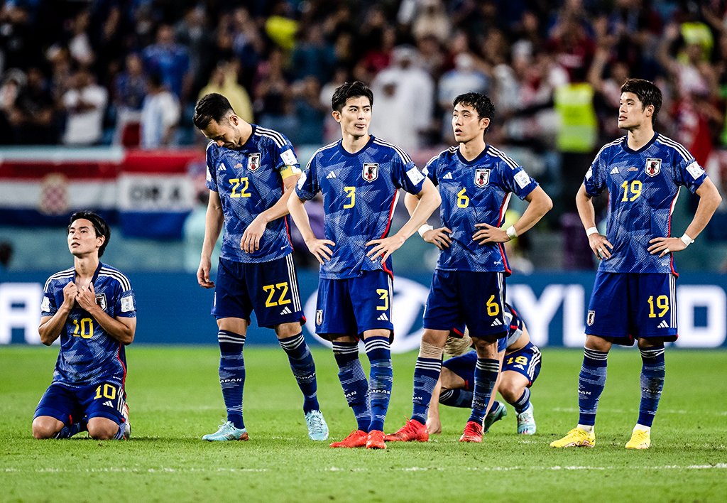 They beat Germany. They beat Spain. They were knocked out by 2018's finalists only on penalties. Japan gave it their all 👏