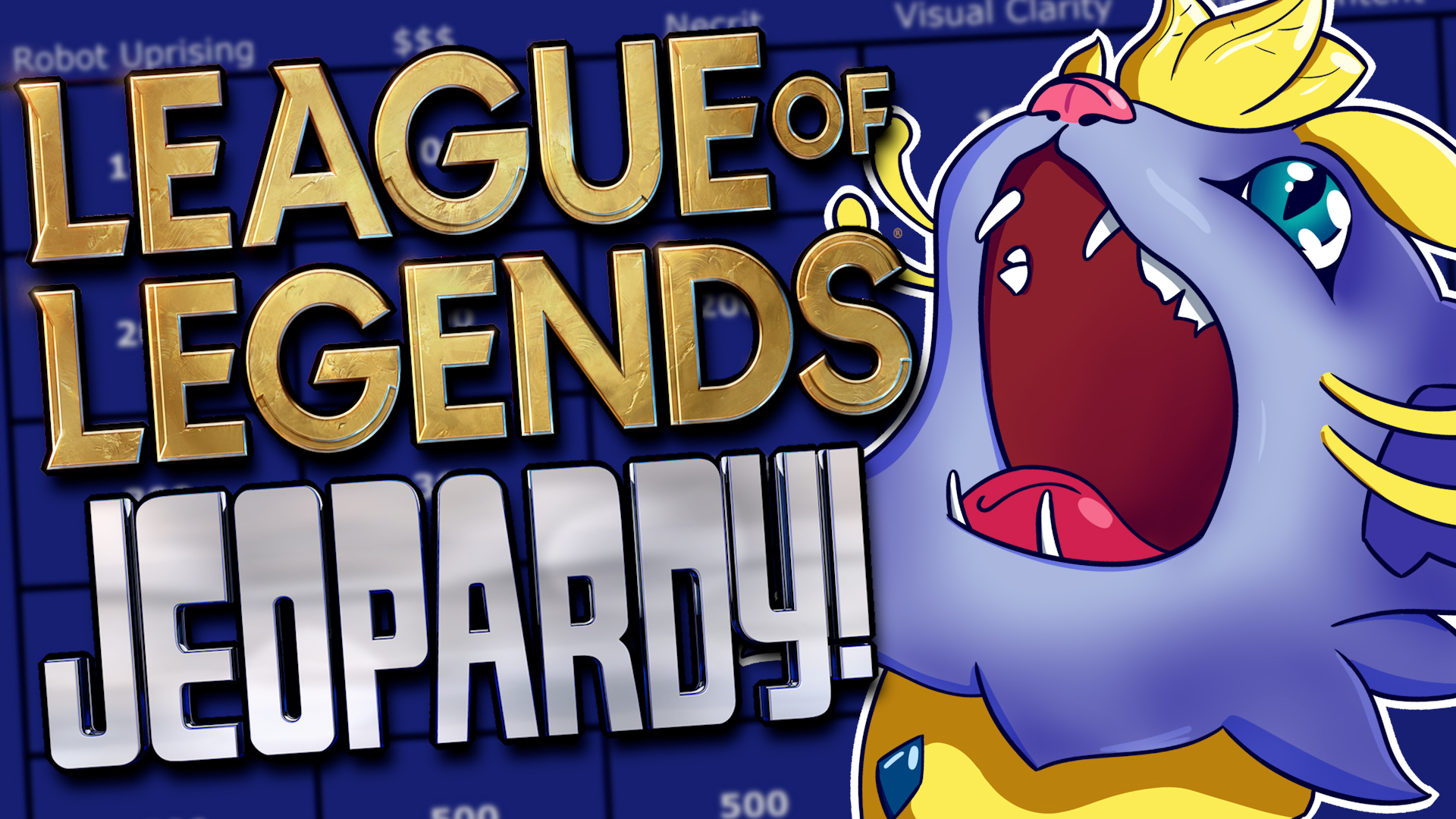 NickyBoi on X: “What if Jeopardy was entirely League of Legends 