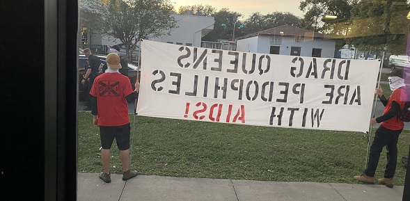 Anti-LGBTQ, pro-Nazi protestors target Rose Dynasty Foundation event in Lakeland ow.ly/vBJM50LVtiQ