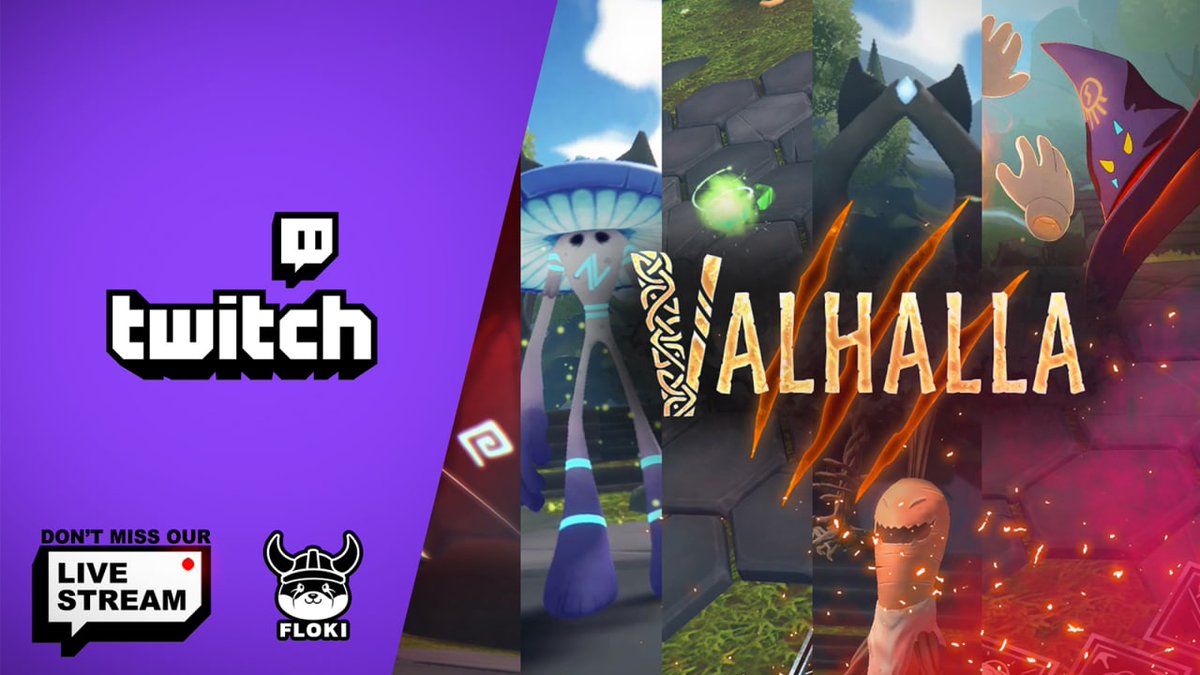 FLOKI's tweet image. PvP Battles Live On Twitch!🔥

Watch or Challenge @NotAWhaleQQ in the #Valhalla Battle Arena⚔️

Join now at: twitch.tv/officialfloki