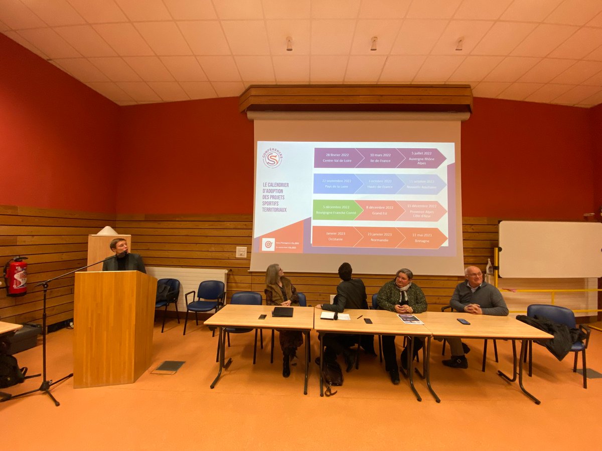 Adoption unanime aujourd'hui du Projet Sportif Territorial de Bourgogne Franche Comté : 4 ambitions, 12 projets, 52 mesures qui seront déclinées et cofinancées pour offrir à chacun la possibilité de mieux faire et de faire plus de sport dans les années à venir.
<a href="/Agence_du_Sport/">Agence nationale du Sport</a>