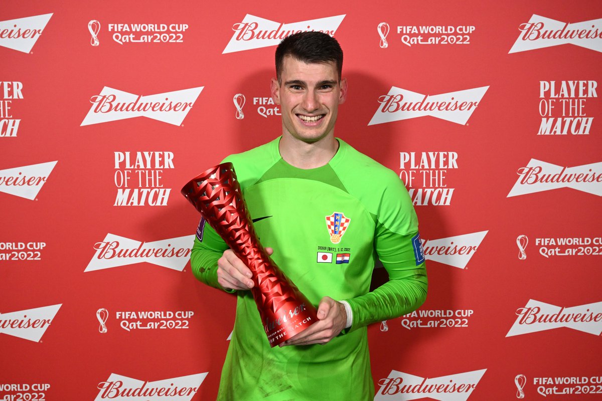 The easy choice? 😉

Man of the Match: Dominik Livaković! 🏆 #JPNCRO 

#FIFAWorldCup #Qatar2022 #Family #Vatreni❤️‍🔥