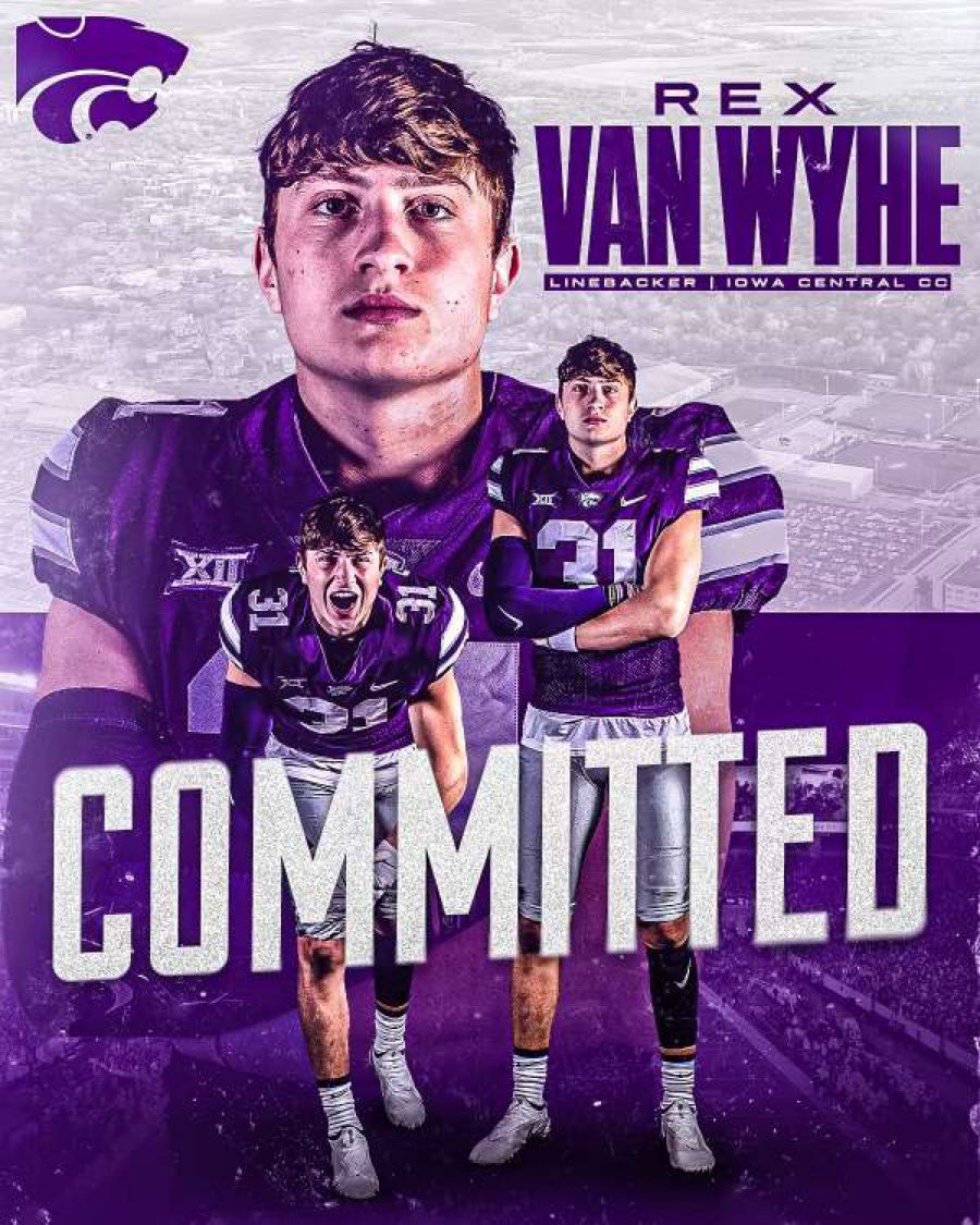 Extremely excited to announce my commitment to Kansas State. Thank you to all my coaches and everyone at Iowa Central for helping me get this far. Ready for what’s next! #EMAW