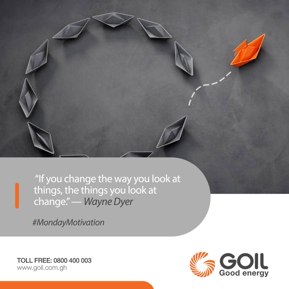 GOIL_Official's tweet photo. Happy New Week!
#GOMakeIt
#MondayMotivation
#GOIL
#Goodenergy
#Goodenergy https://t.co/bXcPheR3zB