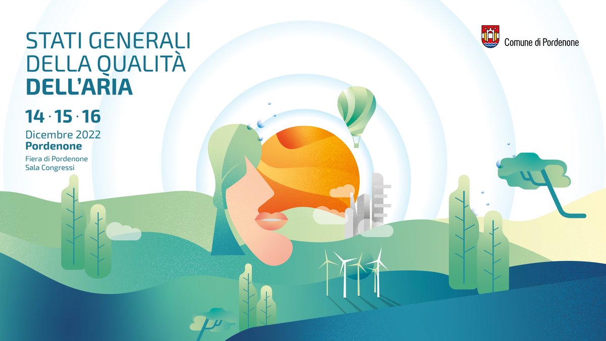 comunepordenone's tweet photo. Le sfide ambientali devono essere affrontate con consapevolezza e cultura. Ne parleremo il 14, 15, 16 dicembre a #Pordenone durante gli Stati Generali della Qualità dell’Aria. Iscriviti gratuitamente per partecipare 👉 https://t.co/xav2cQllcI
@regioneFVGit #aria #ambiente #future https://t.co/6VY2VYI7IW