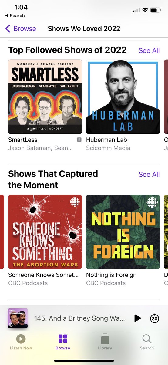 So happy to see Nothing is Foreign on ⁦<a href="/ApplePodcasts/">Apple Podcasts</a>⁩ 2022 roundup as a show that captured the moment 🥲 PS our episodes now come out on Thursdays!! We cover the the biggest international story of the week with the help of local experts. Subscribe and tell your friends ❤️