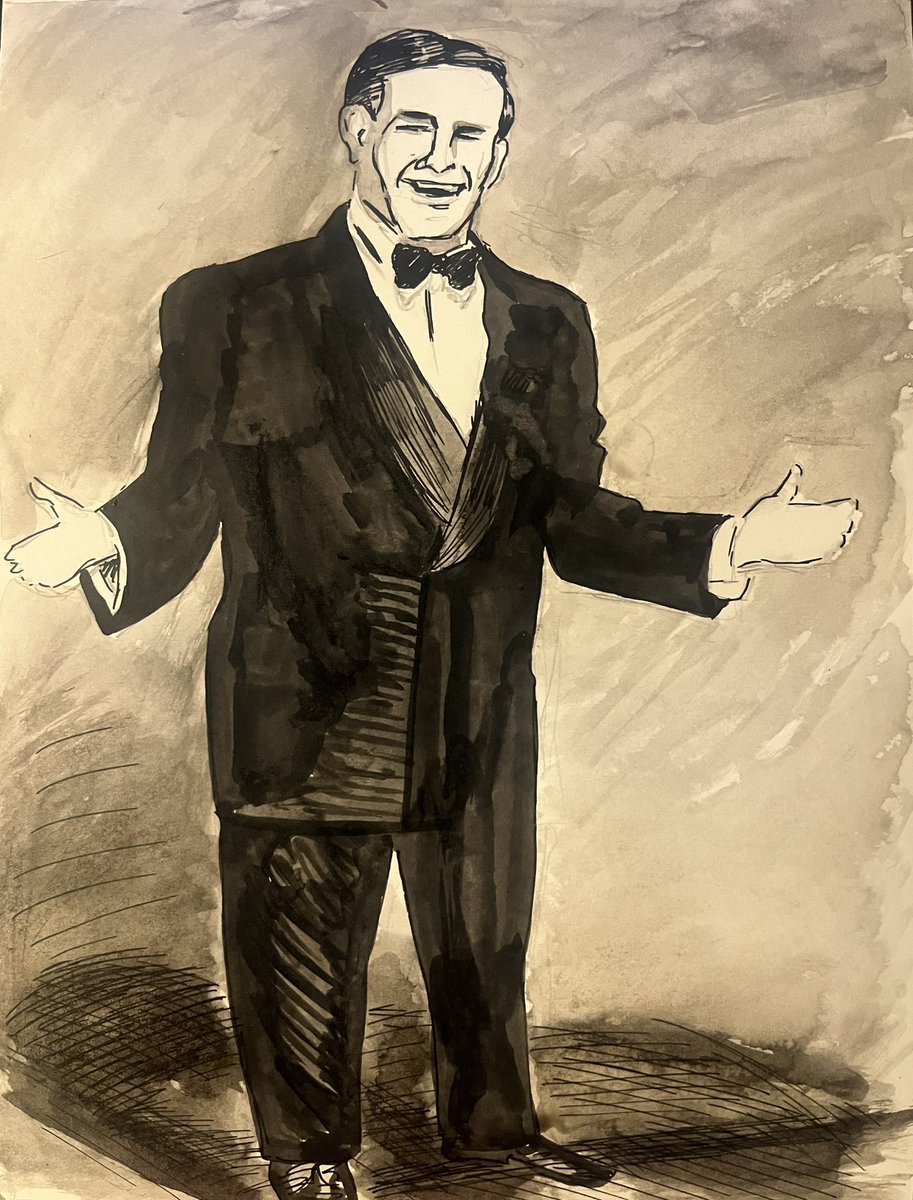 PeterLandau's tweet photo. Freddie Roman, Who Brought Catskill Comedy to Broadway #obitpix #freddieroman #comedian #catskills #friarsclub #artofinstagram #penandink #drawing #illustration #portraitdrawing https://t.co/cB4aCKksnm