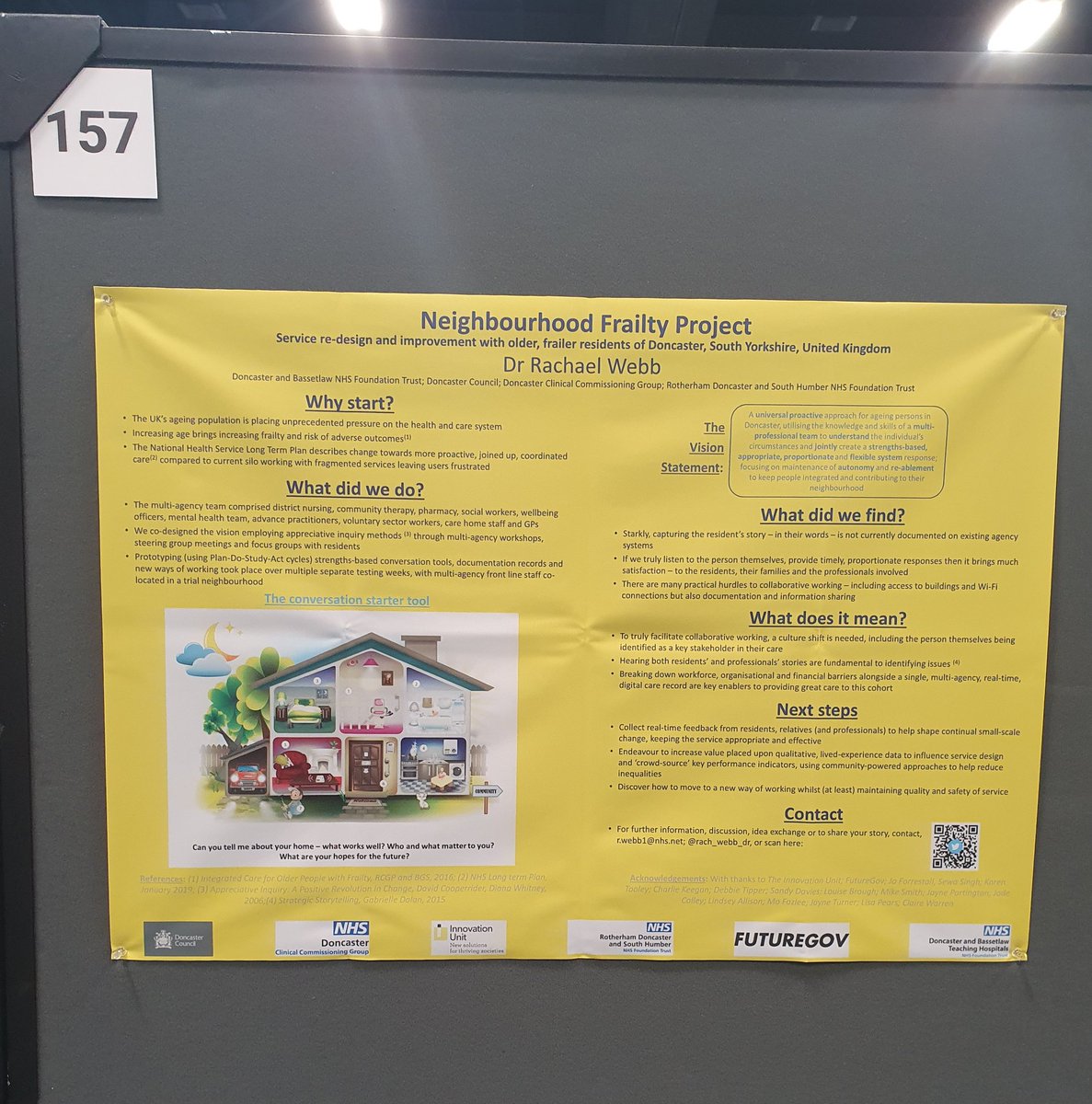 rach_webb_dr's tweet photo. Poster ready to go #IHIForum #frailty #personcentred #doncasterisgreat https://t.co/5PJO4vy0cr