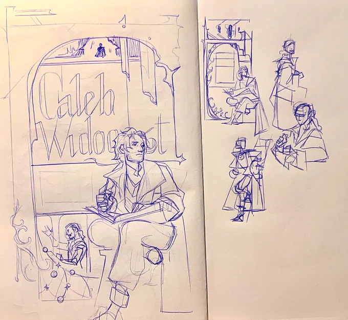 Next up in the codex page series will be Caleb Widogast 🔥 🐈 