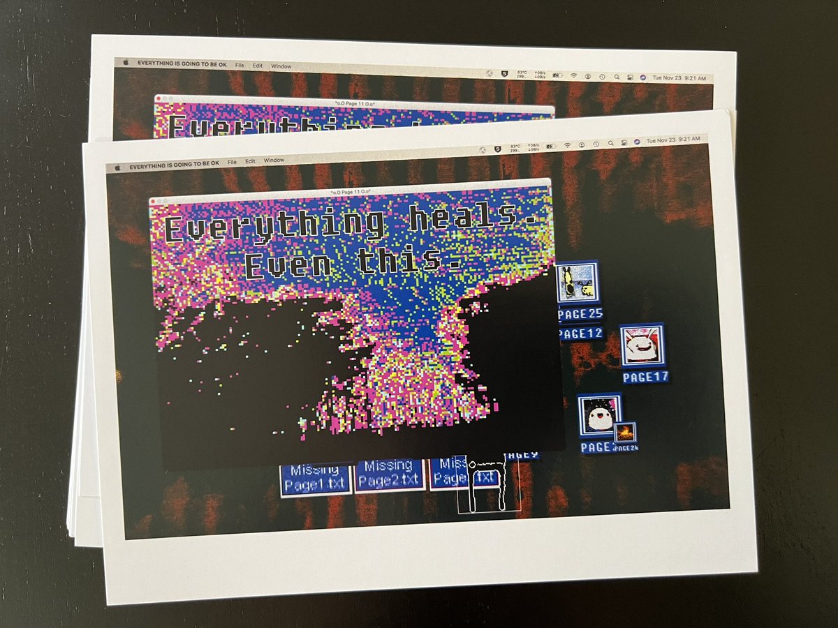 alienmelon's tweet photo. MoMA made “Everything is going to be OK” postcards for the store and just sent me a couple! (couple means a lot)
this is amazing!! 🤯🤩💕✨ https://t.co/dWgVsEhjNe
