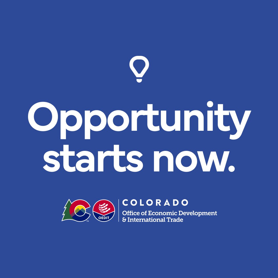 Applications are now open for Opportunity Now Colorado – an $85 million grant program catalyzing transformative change for Colorado's workforce. Visit opportunitynow.co to learn more. Letters of intent are due by Jan. 23. #opportunitynowcolorado #opportunitystartsnow