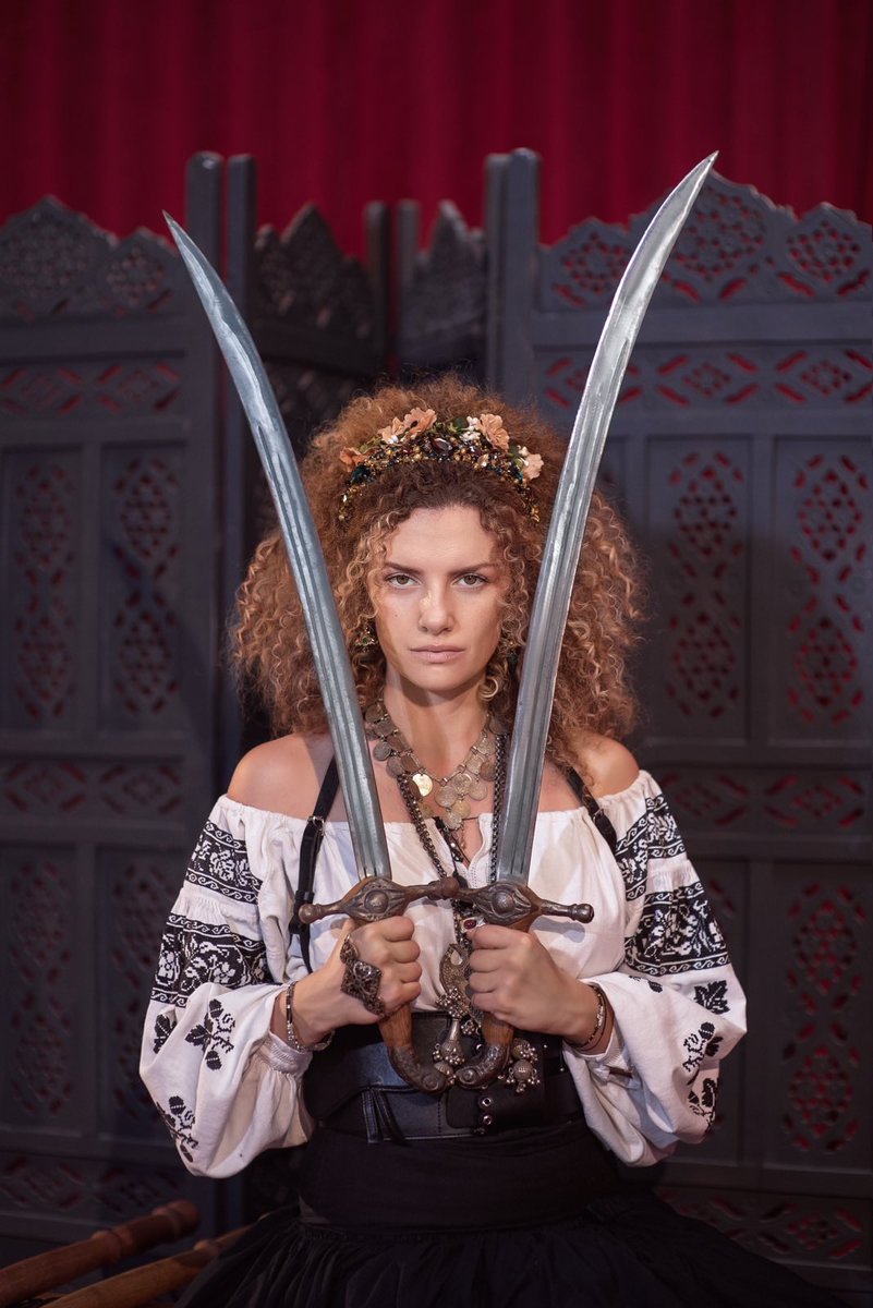 DefenceU's tweet photo. Render unto God that which belongs to God and unto the enemy that which is of the enemy.
Beware, enemy - you'll get what the witch wants. 🇺🇦 volunteers dressed as witches, sending love to our soldiers and the…opposite…to our enemy.
📷Iryna Rezner,Yulia Ovadchuk, Taras Potapenko https://t.co/UCiiK5tEp1