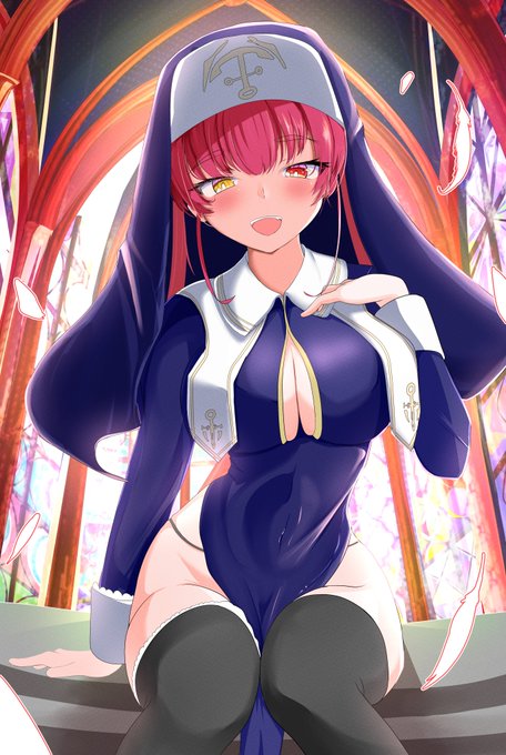 #マリンのお宝 
新任のシスターが赴任してきてから協会に並ぶ人達が増えたそうです。 