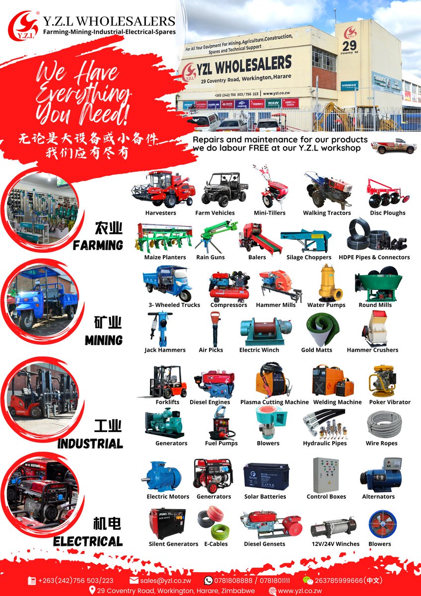 YZL_Wholesalers Zimbabwe tweet media