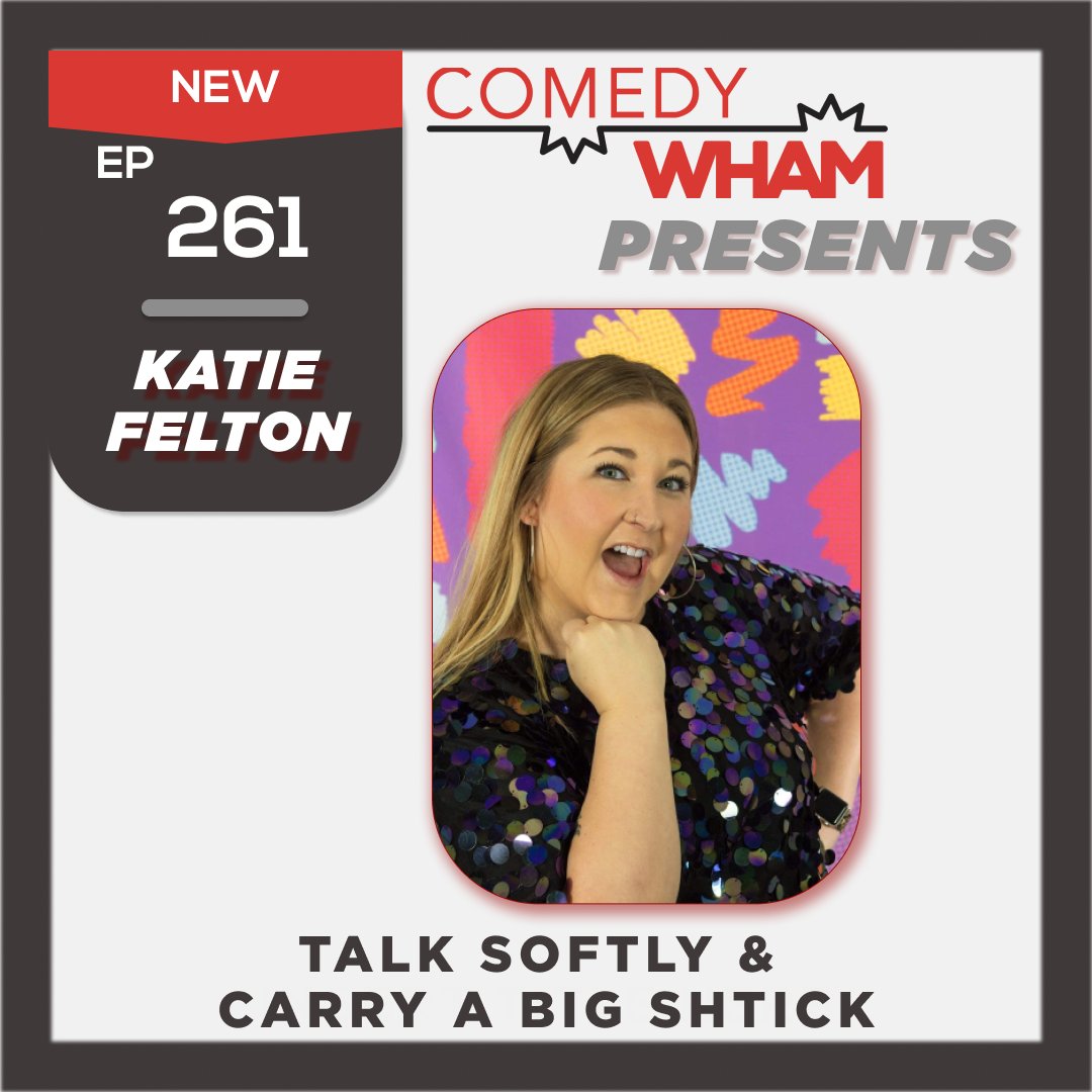 #261 - Katie Felton: Talk Softly and Carry a Big Shtick Katie Felton talks to @supermeowy about being present while living in a multiverse brain, Austin comedy scene changes, and the inspiration/origin for her hit showcase Lip Shtick Battle @LastStandBrew comedywham.com/podcast/katie-…