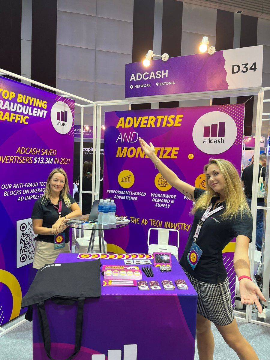 Adcash's tweet photo. What an event it was! 😍 @AWConferences Asia, where more than ❗️5000 people from 116 different countries❗️ met for a world-class networking event, is over for this year. ✅🤝 

Until we meet again. Thank you so much! 💜

#Adcash #adtech #AWAsia #awa22 #affiliatemarketing https://t.co/nV7YoMMhYv
