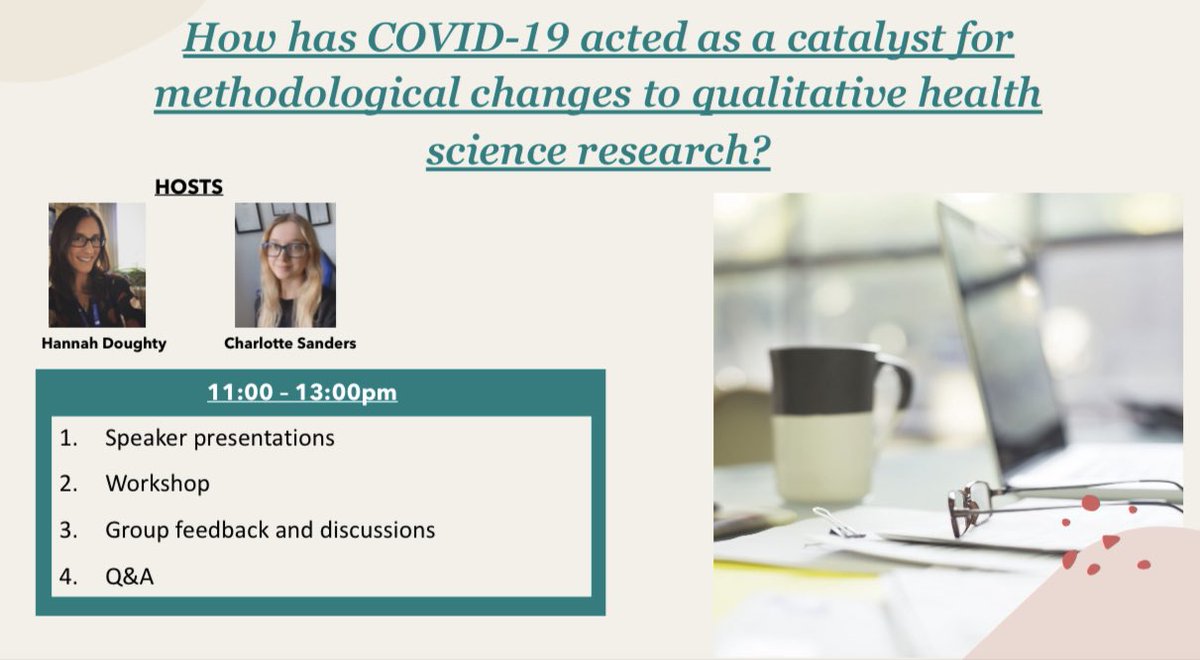 💻 Thank you to everyone for attending our event this morning on #COVID19 and #qualitativeresearch! 

Really great to hear from so many researchers about the future of qualitative research &amp; #hybrid methods we all need to be considering 👏🏼