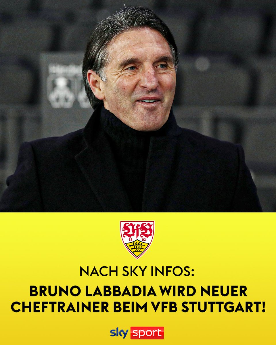 Tinte trocken! 🔏

Sein Wechsel zu den Schwaben soll noch heute offiziell verkündet werden. Damit löst Labbadia Interimstrainer Michael Wimmer ab.

#Labbadia #VfB  #Bundesliga