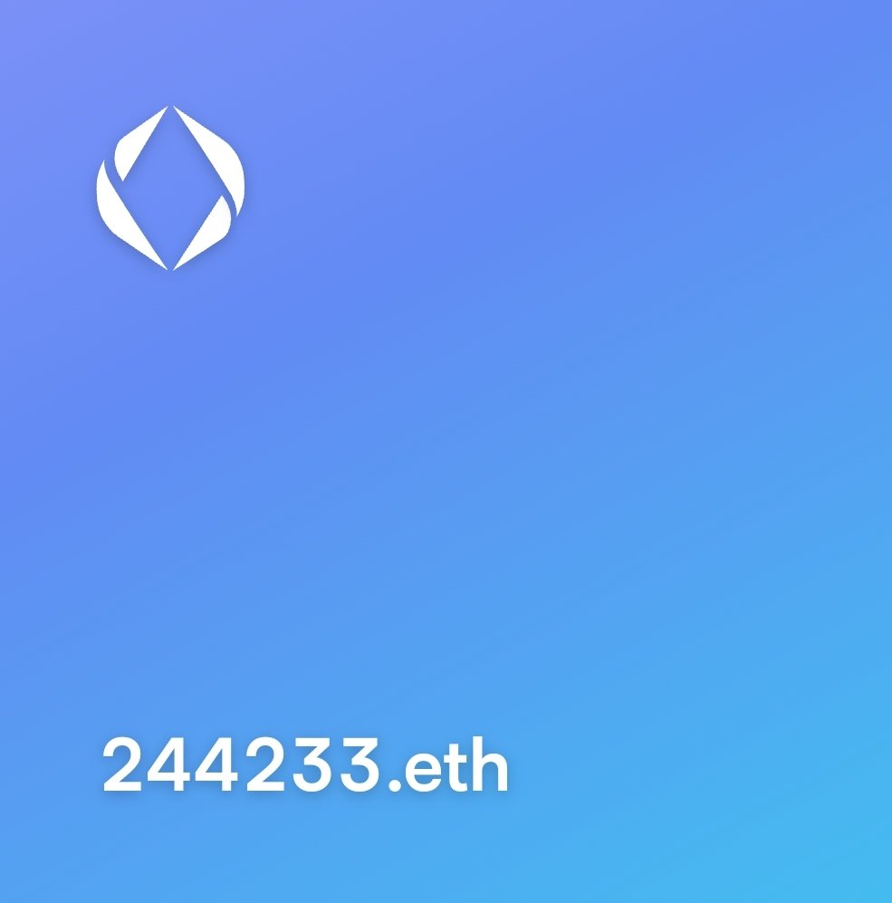 htat_ape's tweet photo. All my ENS domains at 0.0159 ETH
#ENS #Web3Names #EnsNames #OpenSea #openseanfts #OpenSeaNFT #NFT #NFTs #NFTProjects #NFTsales #NFTartist #NFTbuy #NFTGiveaways
#Web3 #EnglishEns #Letters #EnglishName #NftNames #6digits
https://t.co/nbMvl6ANIr https://t.co/cQFgnq9Dvy