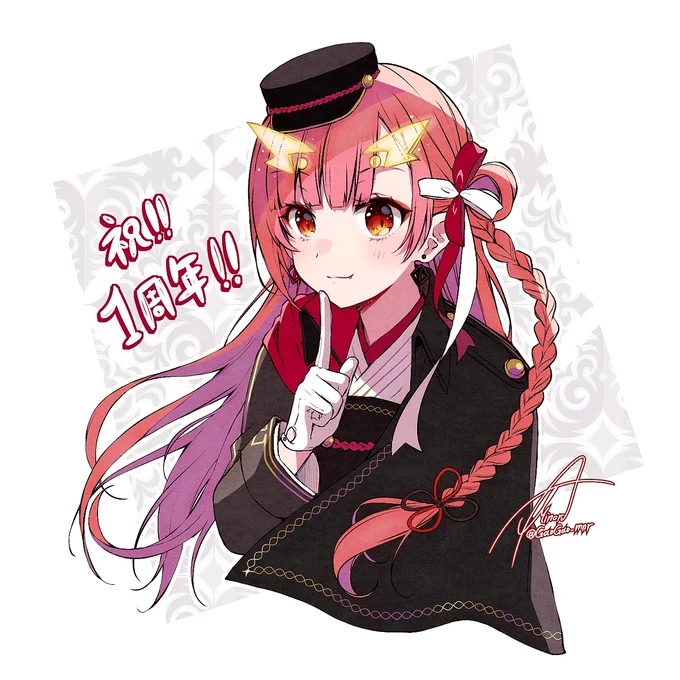 【お知らせ】紬華ミキさんの活動1周年を記念して、新衣装のデザインとお仕立てを担当させていただきました!今回はガラッとイメチェンして和風軍服です!改めまして、活動1周年おめでとうございます!!2年目の活動も応援しておりますー!!  