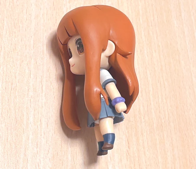 になちゃん作りました髪色作るのが難しくて濃くなっちゃったけど勉強ということでひとまず完成時間がある時服も作れたらなと思います…… #ねんどろいど改造 