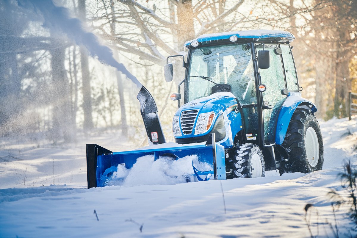LSTractorUSA's tweet photo. Who's got snow? ❄️ Now, who needs an LS snowblower for their snow? ❄️🌬️ #LStractor #snow #snowblower https://t.co/G3lUAt1RUA