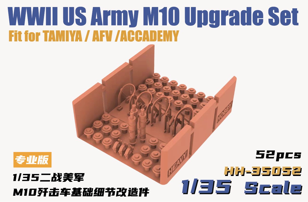 HeavyHobby's tweet photo. HH-35052 WWII US Army M10 Upgrade Set

https://t.co/nfO8RzY8R4

#tank #scalemodel #1/35 #WWII #tamiya #AFV #Academy https://t.co/zZVH43x7bE