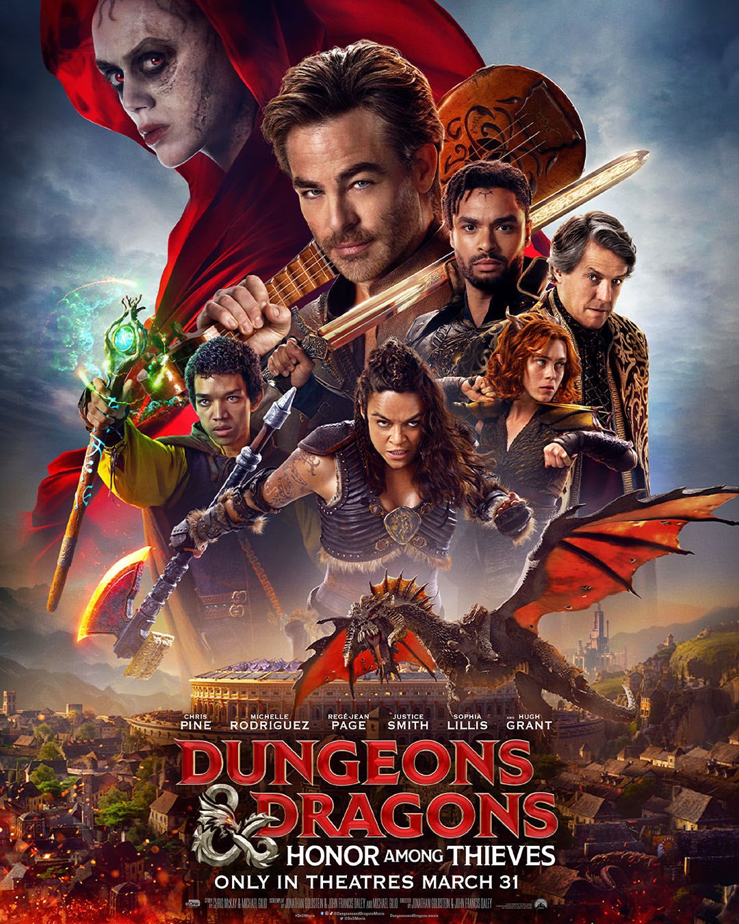 Dungeons & Dragons Movie on Twitter: "An adventure of epic proportions.  Dungeons &amp; Dragons: Honor Among Thieves arrives only in theatres March  31, 2023. #DnDMovie https://t.co/C5gLQF6nva" / Twitter